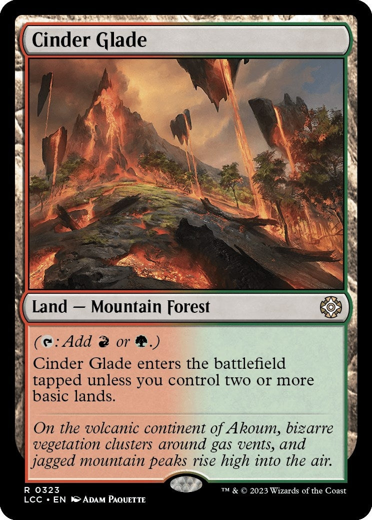 Image for Cinder Glade (323) - Magic: The Gathering