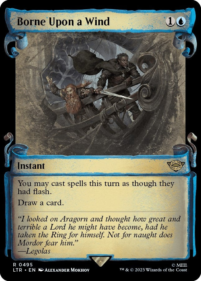 Image for Borne Upon a Wind (Showcase Scrolls) (495) - Magic: The Gathering