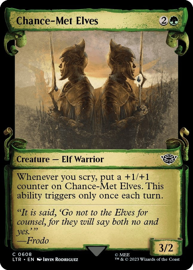 Image for Chance-Met Elves (Showcase Scrolls) (608) - Magic: The Gathering