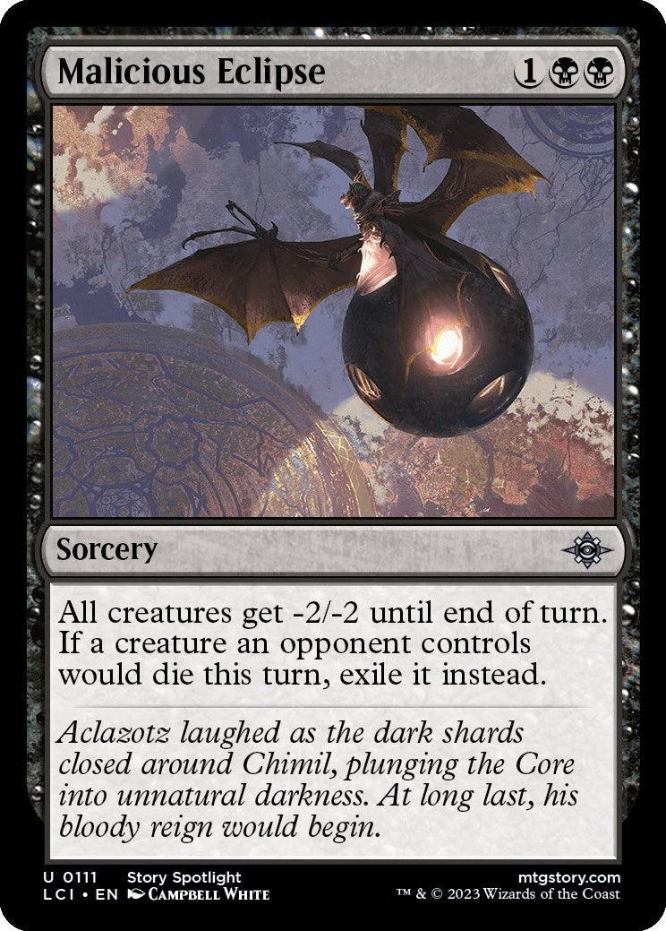 Image for Malicious Eclipse (111) - Magic: The Gathering