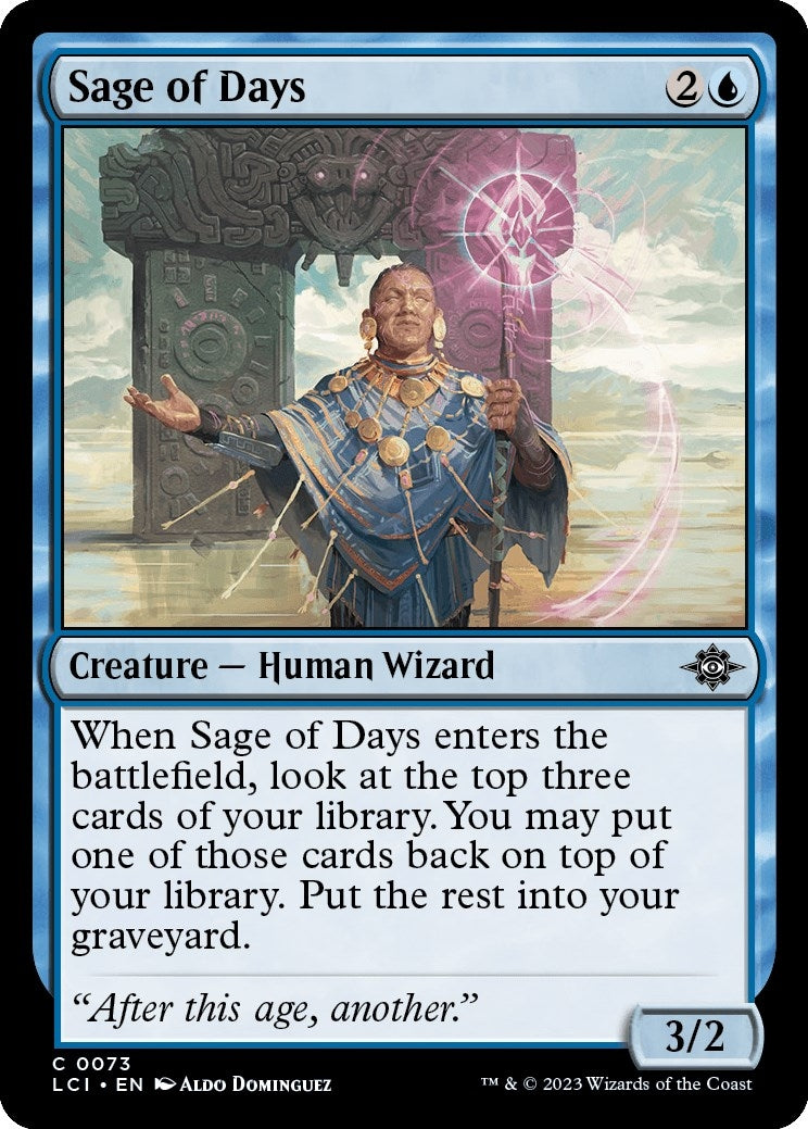 Image for Sage of Days (73) - Magic: The Gathering
