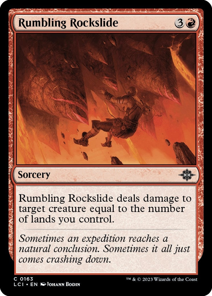 Image for Rumbling Rockslide (163) - Magic: The Gathering