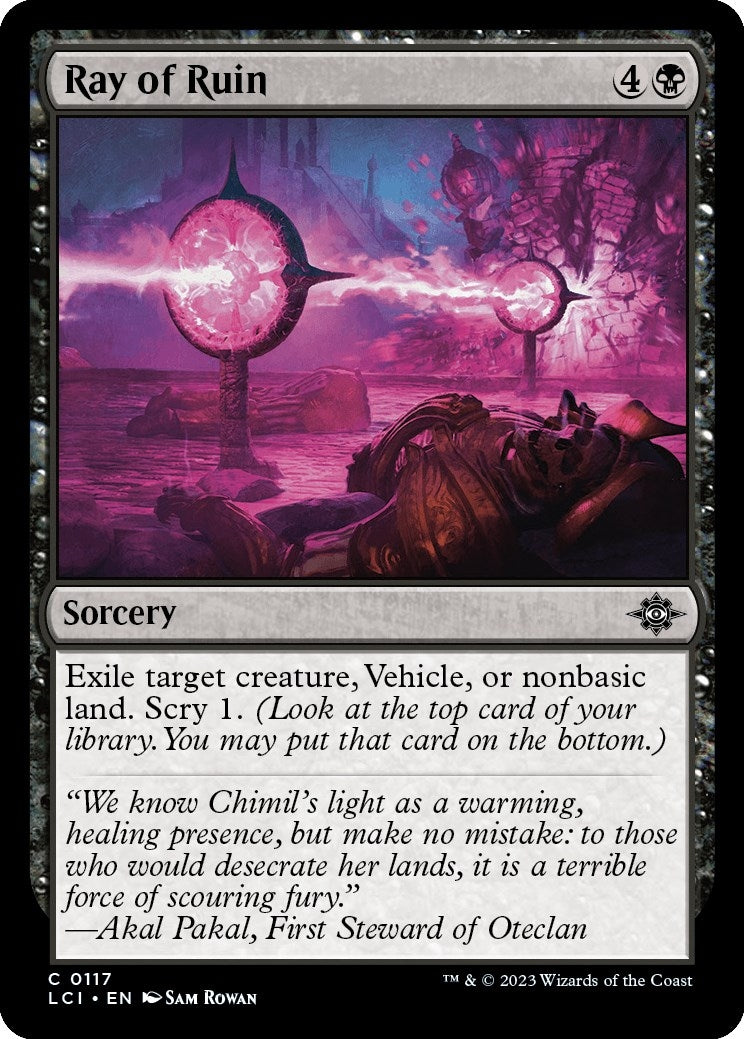 Image for Ray of Ruin (117) - Magic: The Gathering