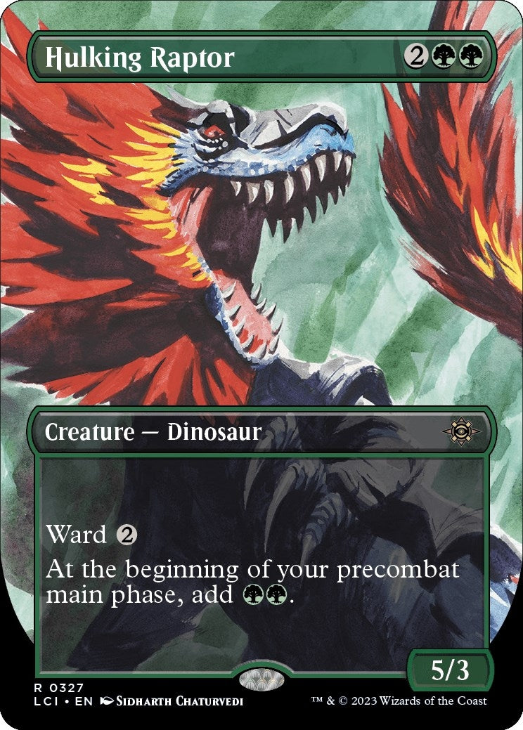 Image for Hulking Raptor (Borderless) (327) - Magic: The Gathering
