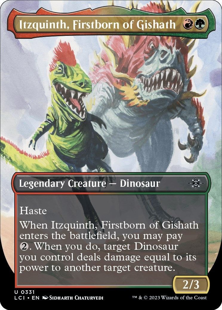 Image for Itzquinth, Firstborn of Gishath (Borderless) (331) - Magic: The Gathering