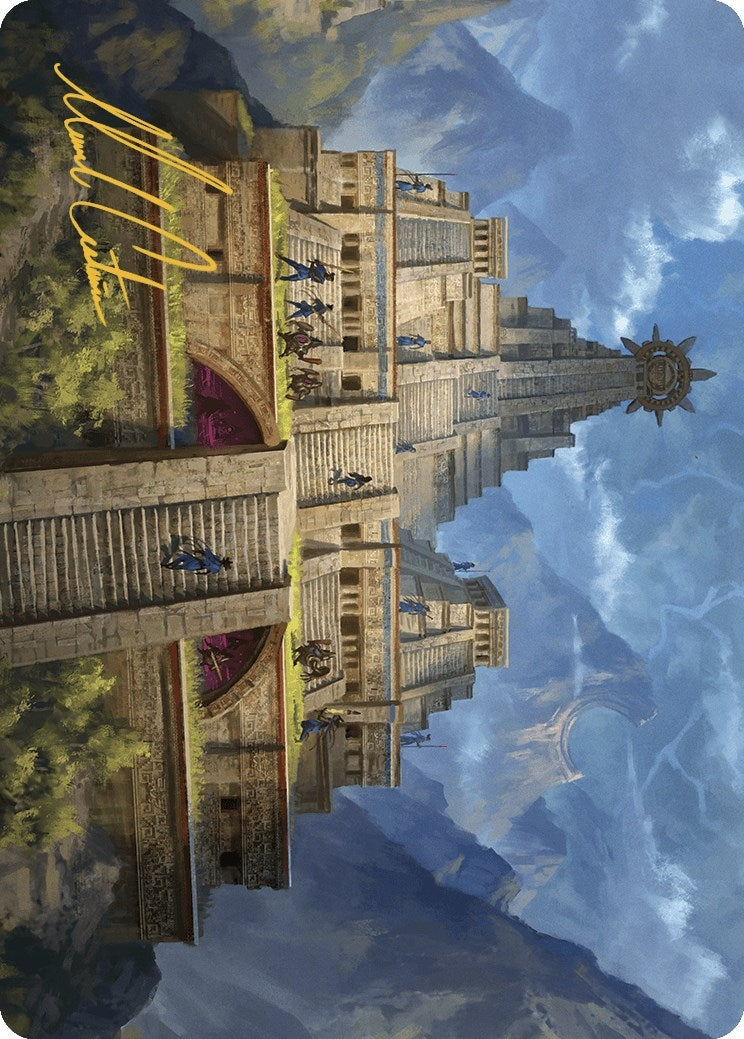 Image for Barracks of the Thousand Art Card (Gold-Stamped Signature) (6) - Magic: The Gathering