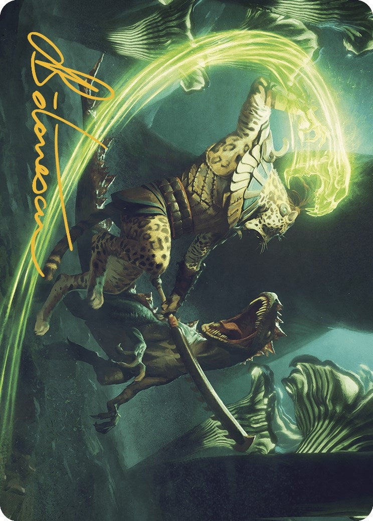 Image for Contest of Claws Art Card (Gold-Stamped Signature) (72) - Magic: The Gathering
