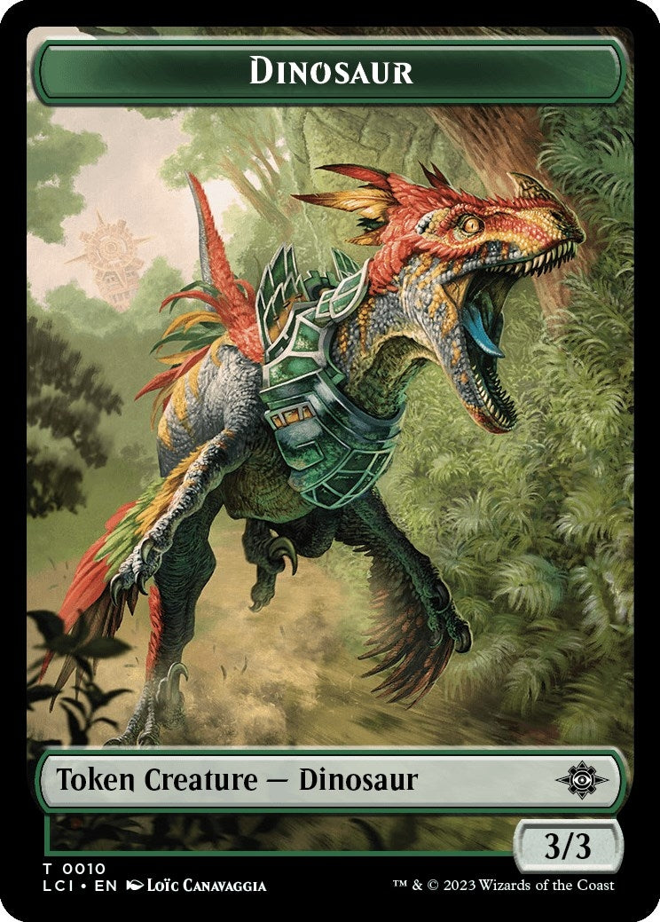 Image for Dinosaur Token (0010) (10) - Magic: The Gathering
