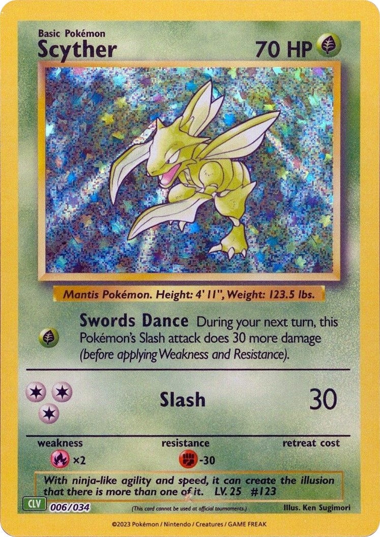 Image for Scyther (006/034) - Pokemon