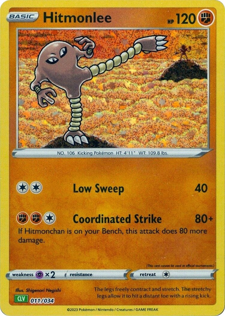 Image for Hitmonlee (011/034) - Pokemon