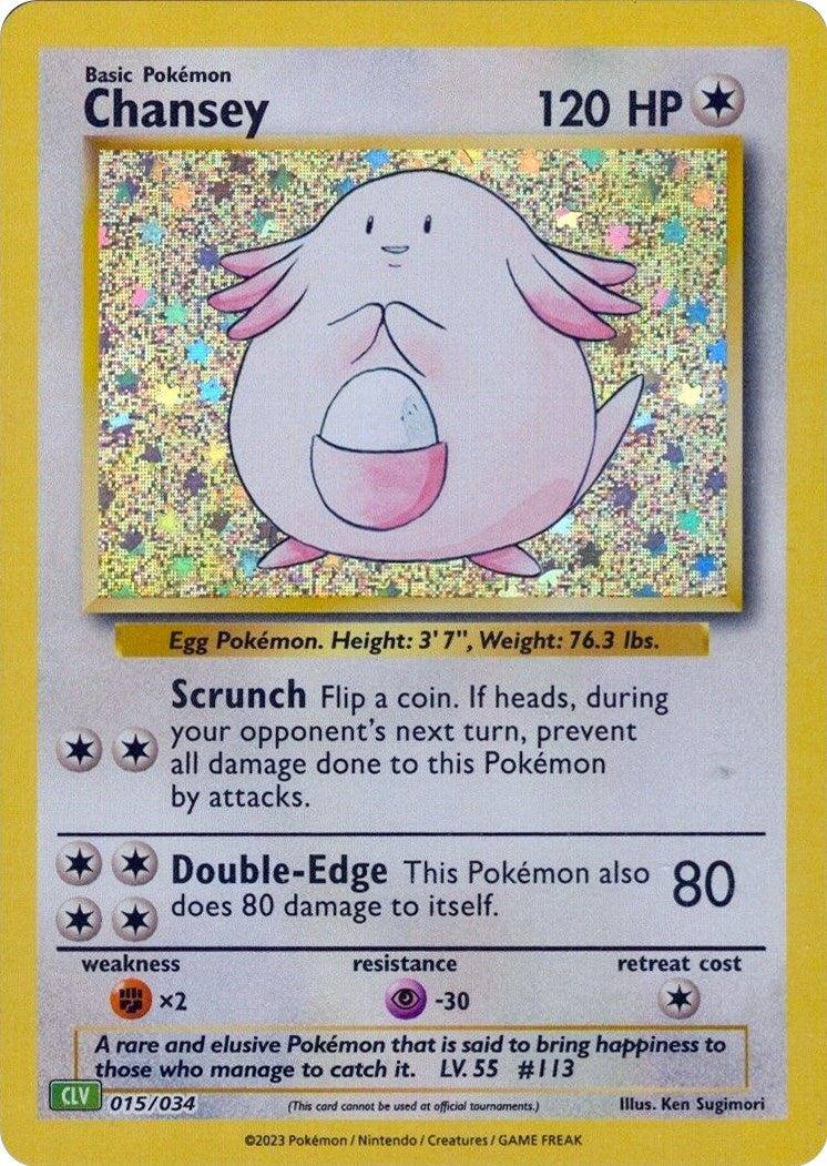 Image for Chansey (015/034) - Pokemon