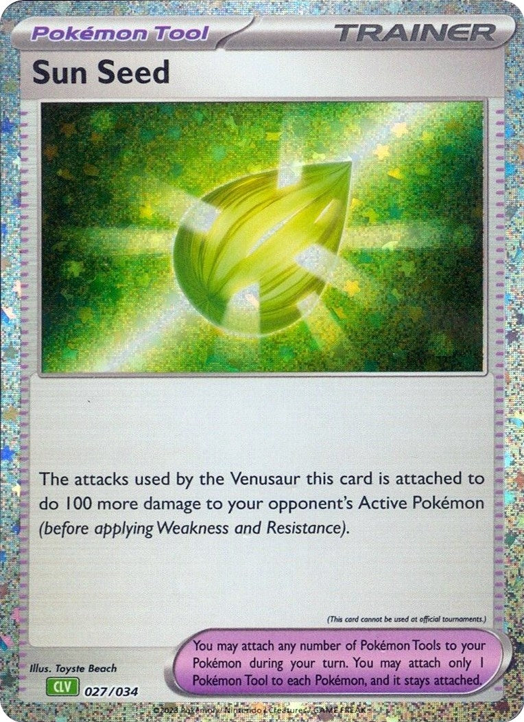 Image for Sun Seed (027/034) - Pokemon
