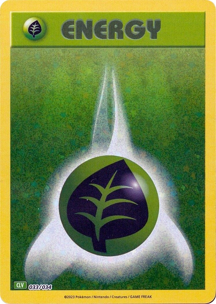 Image for Basic Grass Energy (033/034) - Pokemon