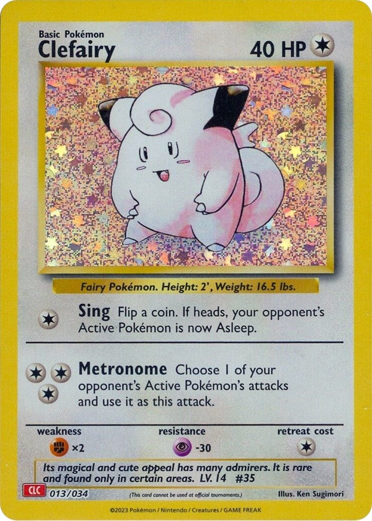 Image for Clefairy (013/034) - Pokemon