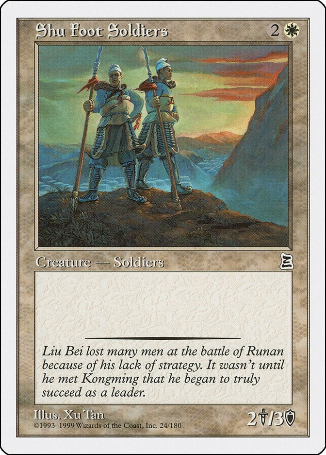 Image for Shu Foot Soldiers (24) - Magic: The Gathering