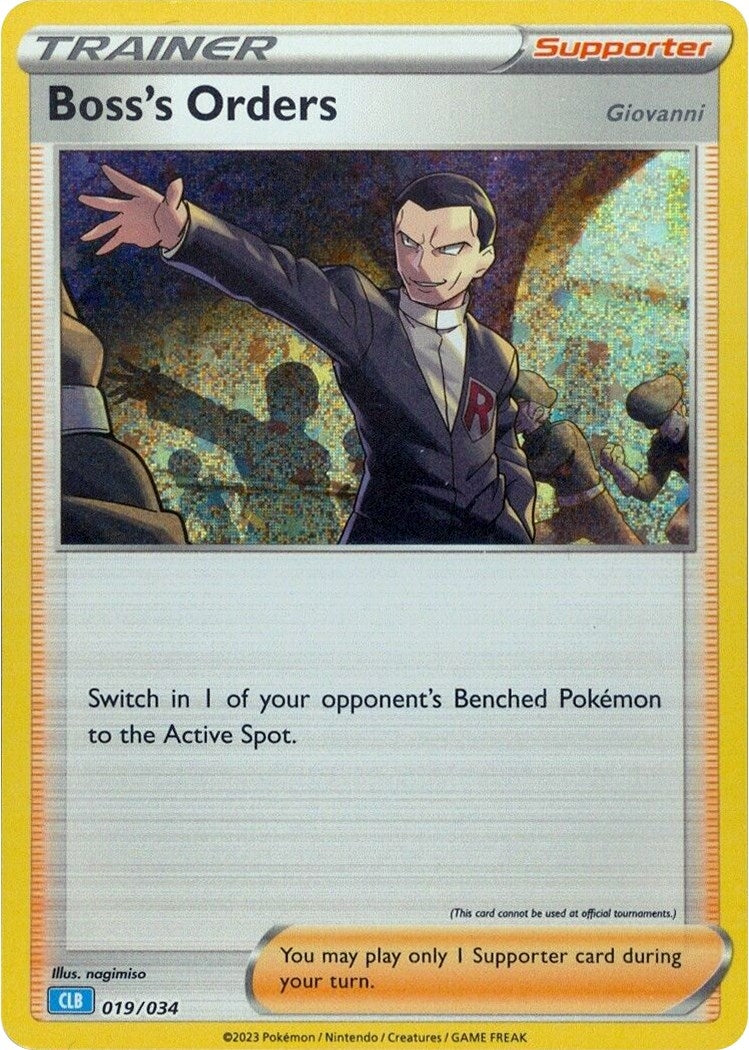 Image for Boss's Orders (CLB) (019/034) - Pokemon