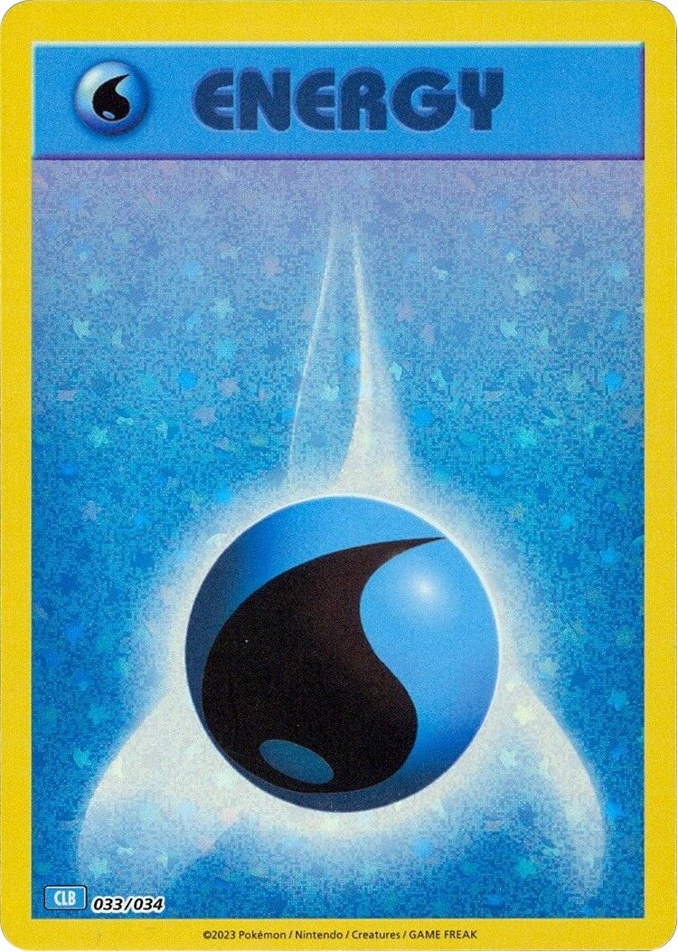 Image for Basic Water Energy (033/034) - Pokemon