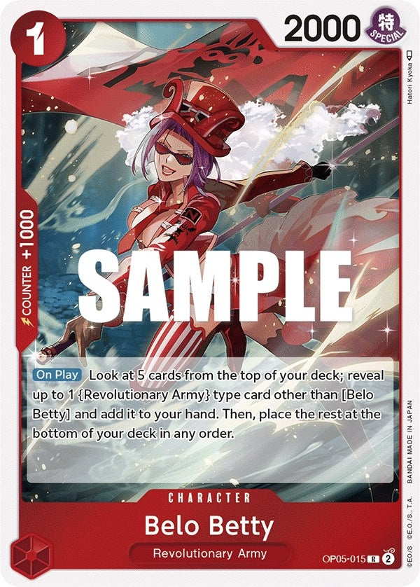 Image for Belo Betty (015) (OP05-015) - One Piece Card Game