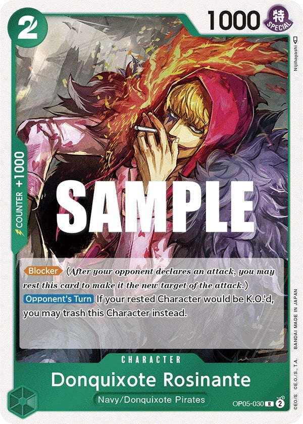 Image for Donquixote Rosinante (030) (OP05-030) - One Piece Card Game