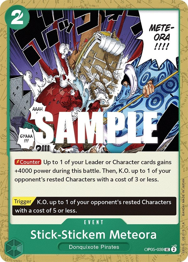 Image for Stick-Stickem Meteora (OP05-039) - One Piece Card Game