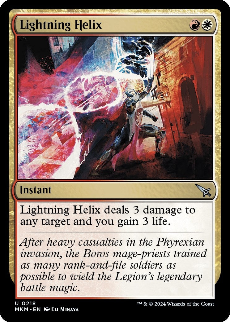 Image for Lightning Helix (218) - Magic: The Gathering