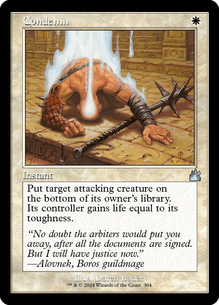 Image for Condemn (Retro Frame) (304) - Magic: The Gathering