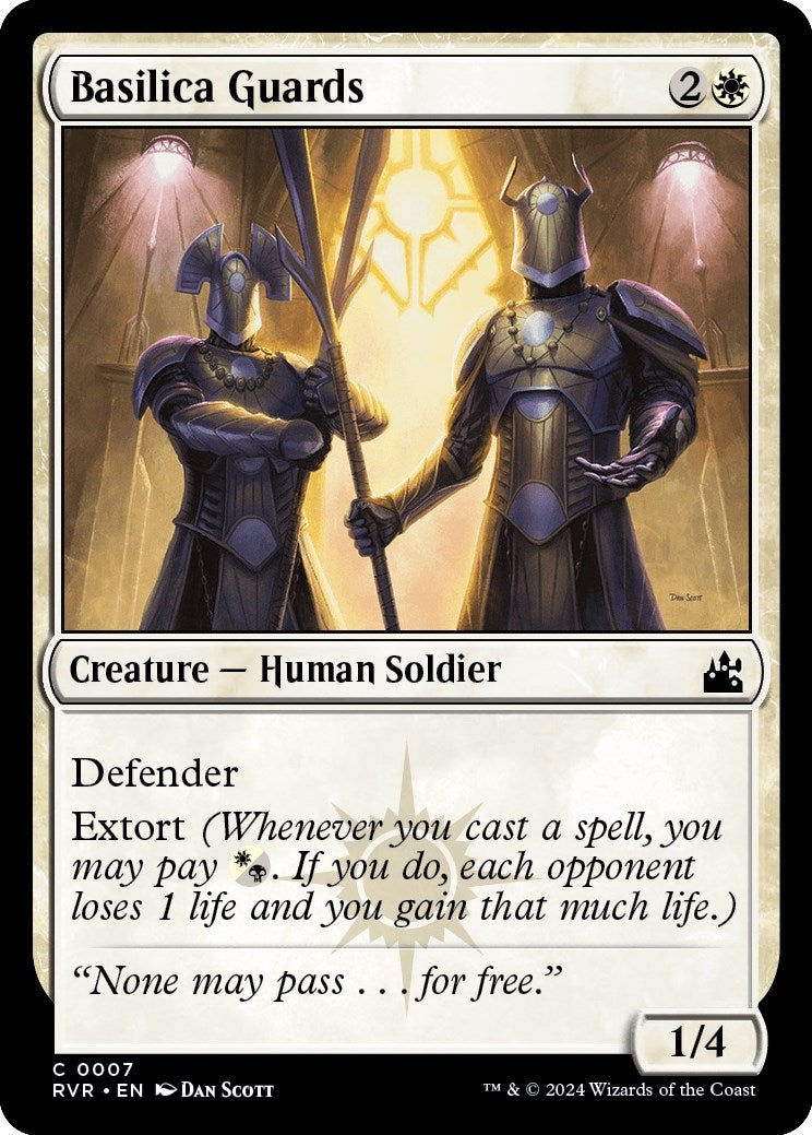 Image for Basilica Guards (7) - Magic: The Gathering