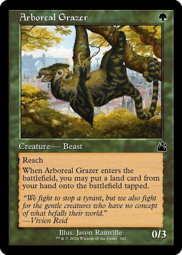 Arboreal Grazer (Retro Frame) (343)