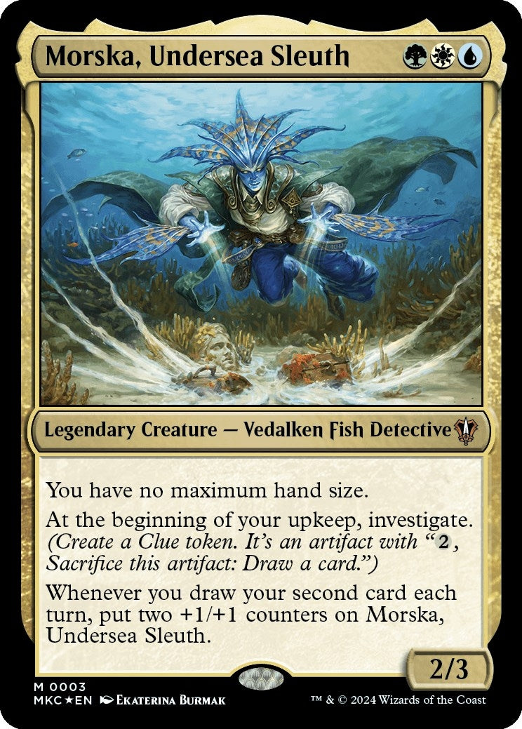 Image for Morska, Undersea Sleuth (3) - Magic: The Gathering