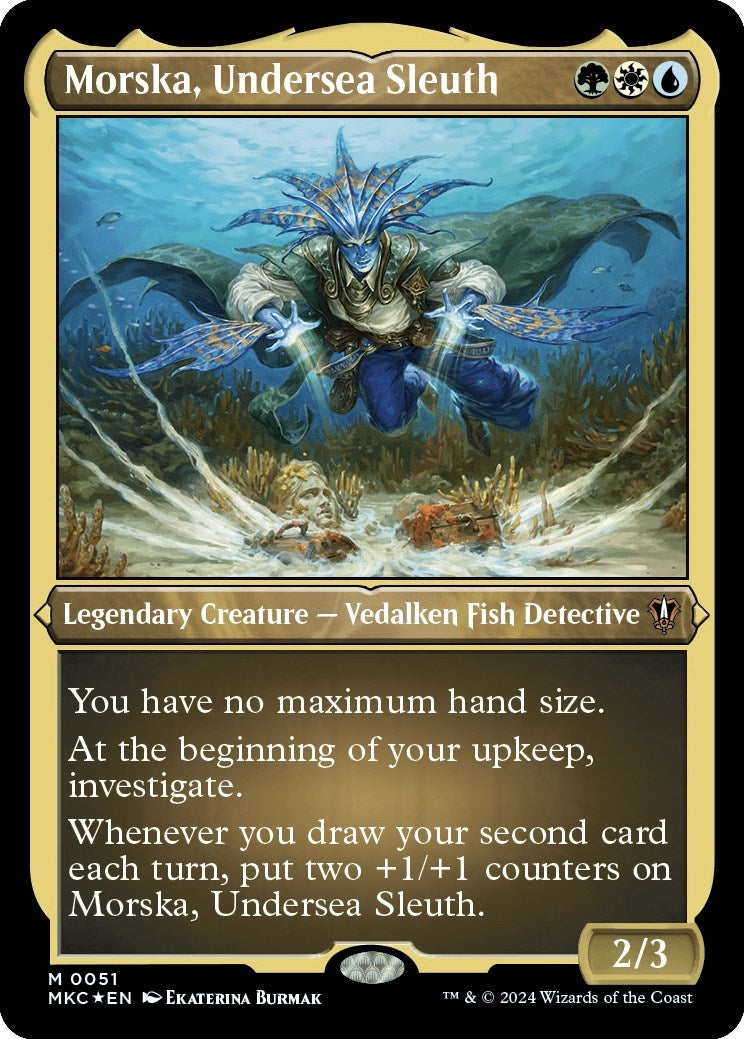 Image for Morska, Undersea Sleuth (Display Commander) - Thick Stock (51) - Magic: The Gathering
