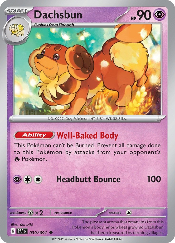 Image for Dachsbun (039/091) - Pokemon