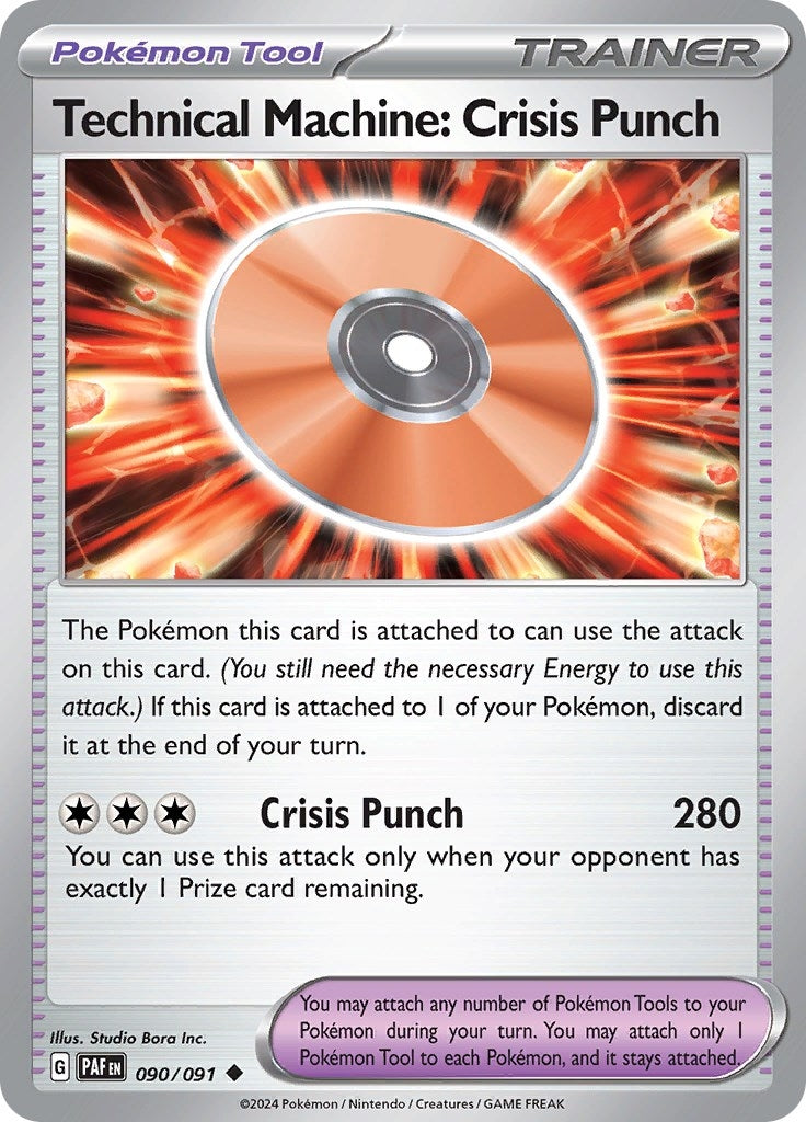 Image for Technical Machine: Crisis Punch (090/091) - Pokemon