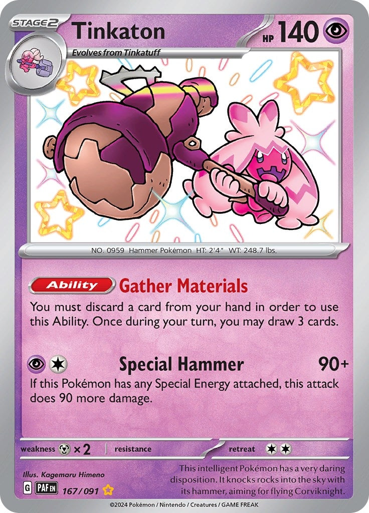 Image for Tinkaton (167/091) - Pokemon