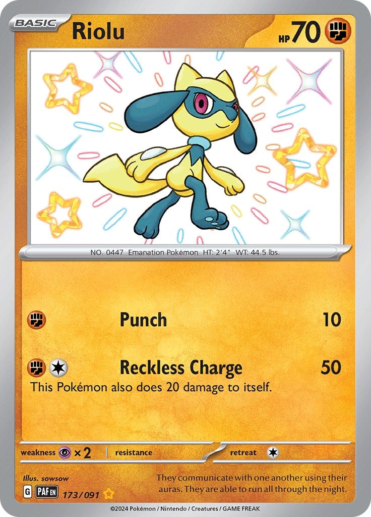 Image for Riolu (173/091) - Pokemon