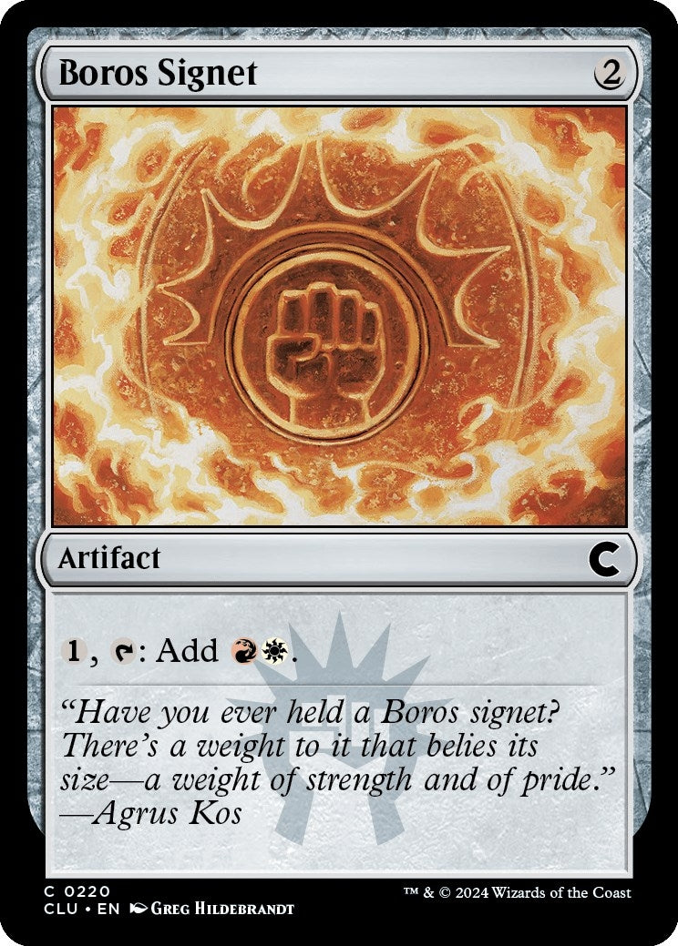 Image for Boros Signet (220) - Magic: The Gathering