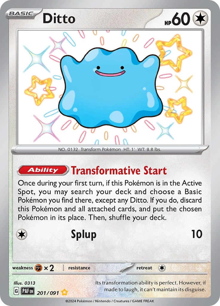 Image for Ditto (201/091) - Pokemon