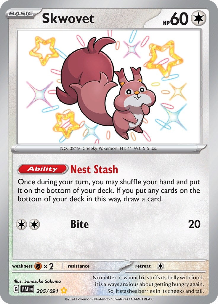 Image for Skwovet (205/091) - Pokemon