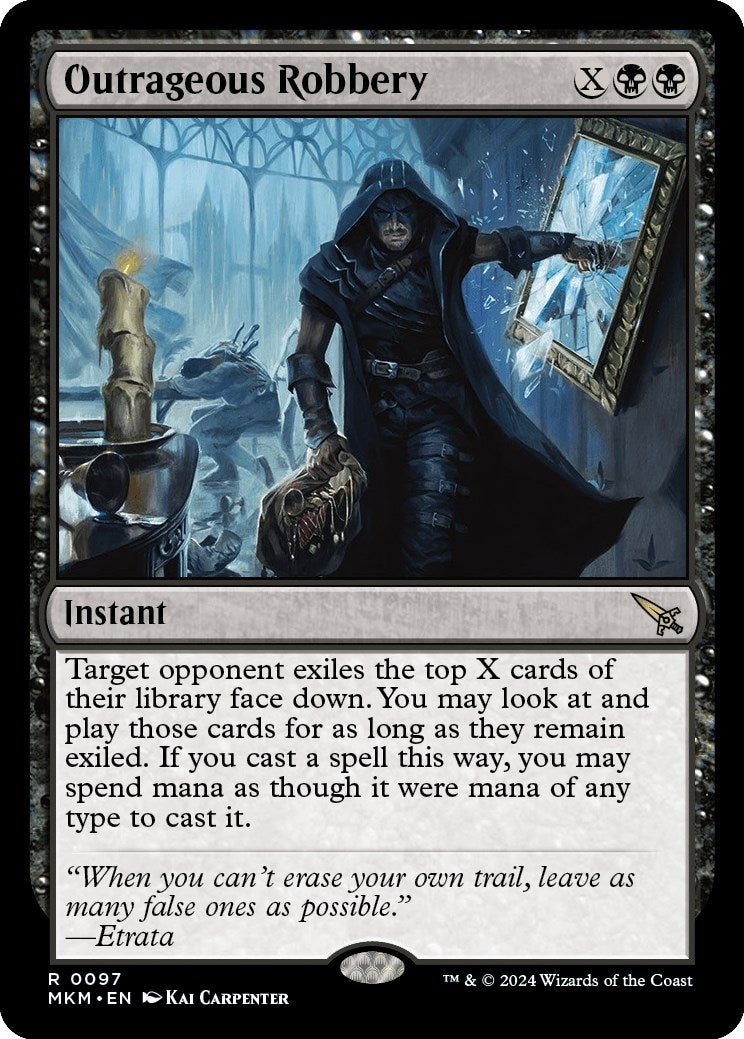 Image for Outrageous Robbery (97) - Magic: The Gathering