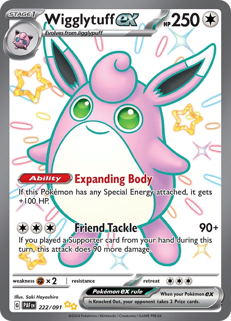 Image for Wigglytuff ex (222/091) - Pokemon
