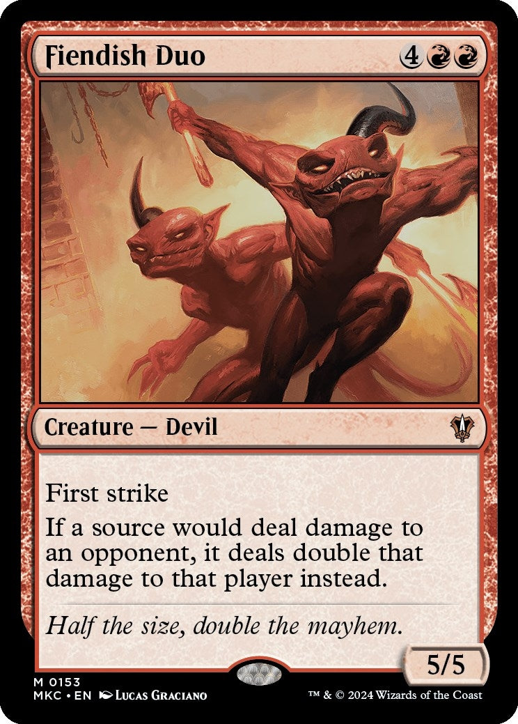 Image for Fiendish Duo (153) - Magic: The Gathering