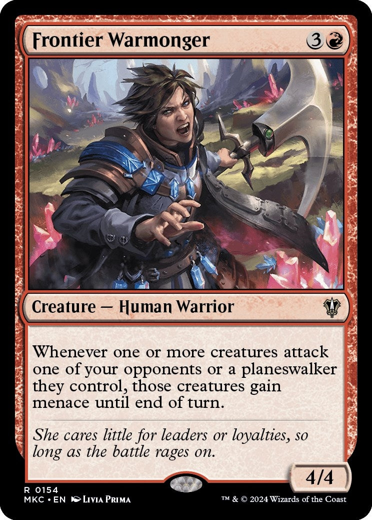 Image for Frontier Warmonger (154) - Magic: The Gathering