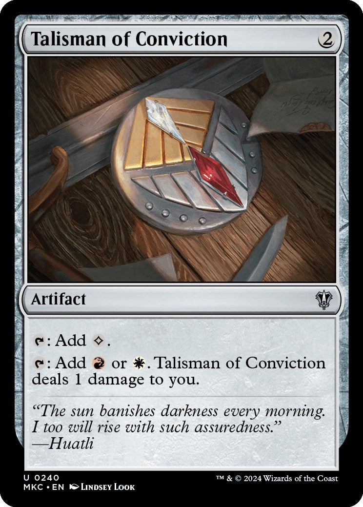Image for Talisman of Conviction (240) - Magic: The Gathering