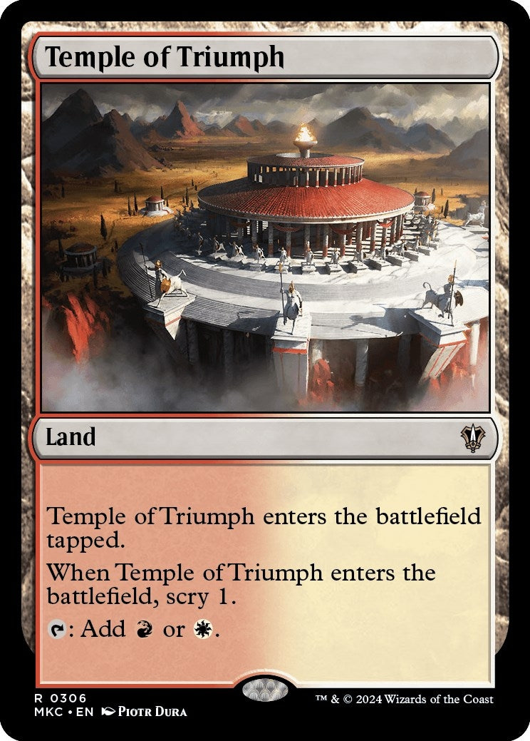Image for Temple of Triumph (306) - Magic: The Gathering