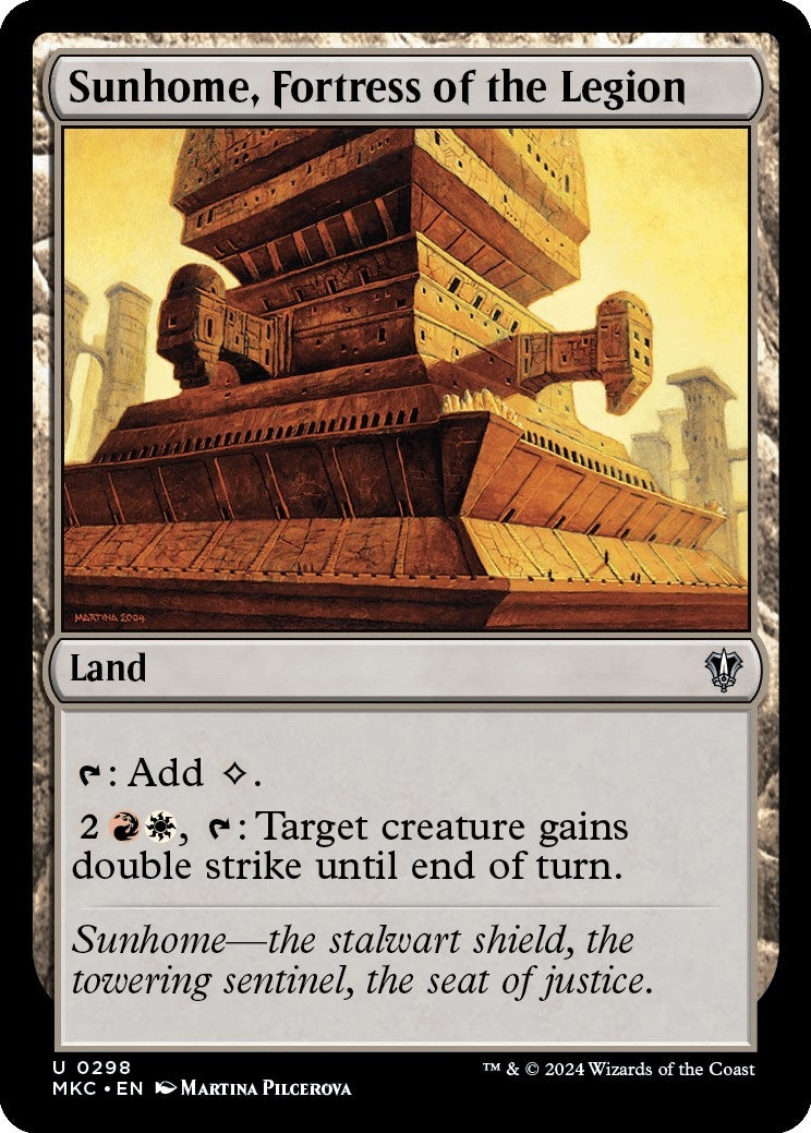 Image for Sunhome, Fortress of the Legion (298) - Magic: The Gathering