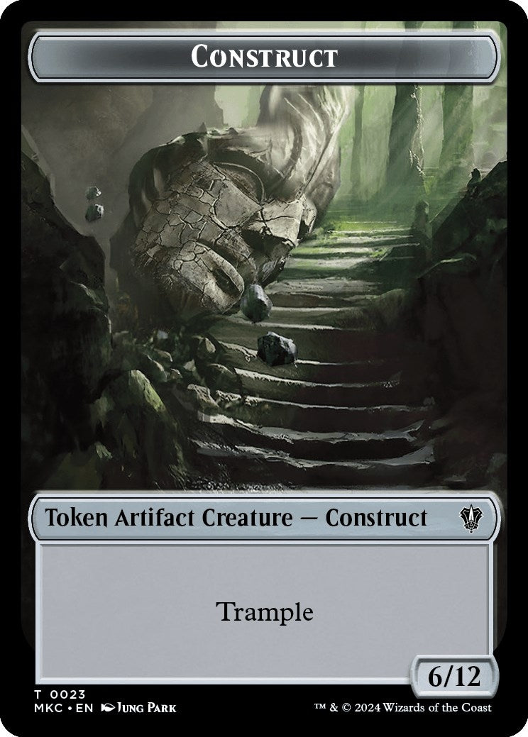 Image for Construct // Soldier Double-Sided Token (23 // 3) - Magic: The Gathering