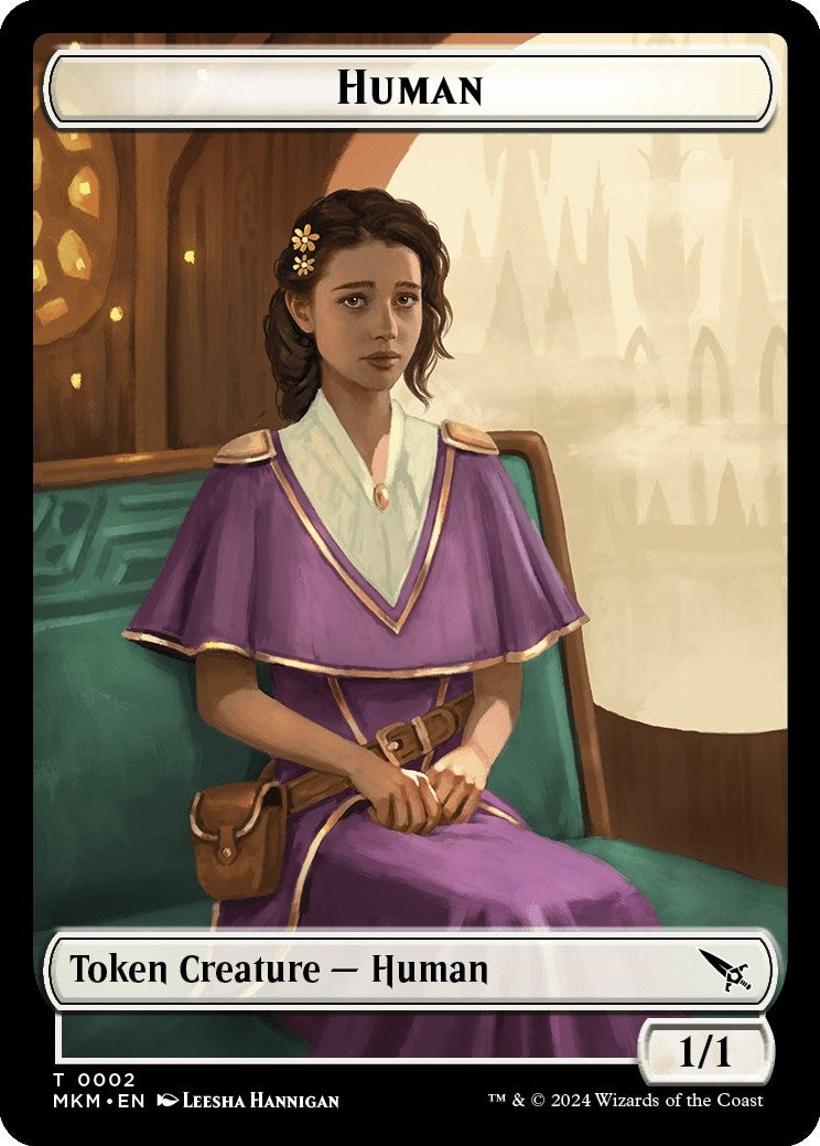Image for Human // Soldier Double-Sided Token (2 // 3) - Magic: The Gathering