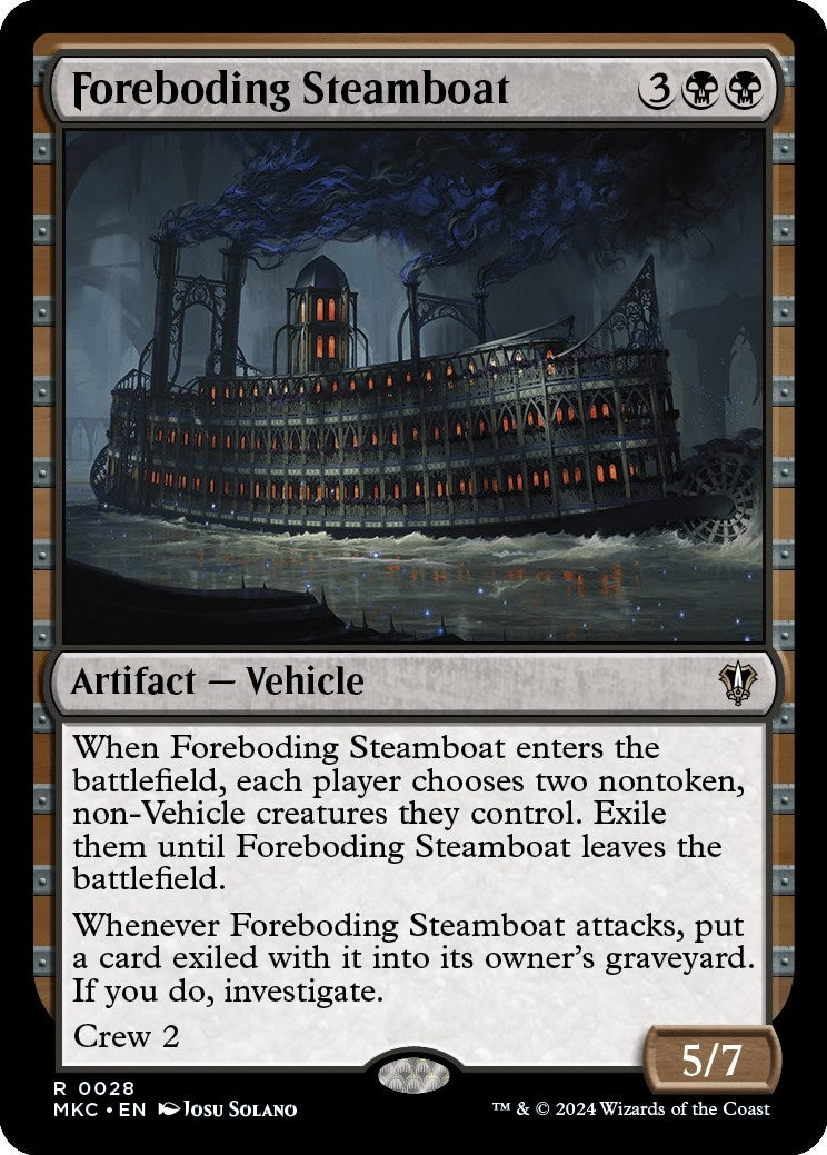 Image for Foreboding Steamboat (28) - Magic: The Gathering