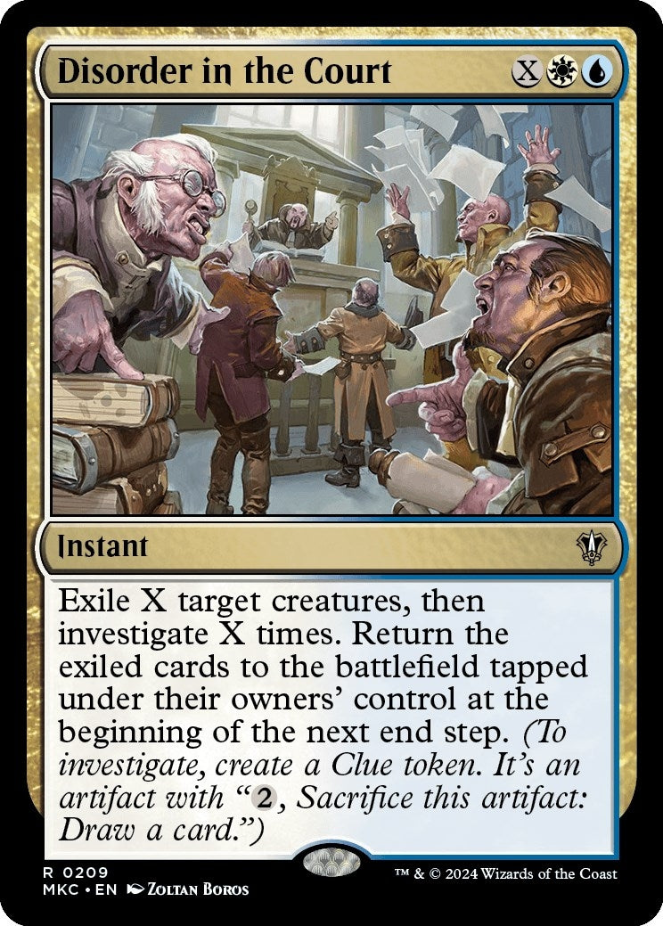 Image for Disorder in the Court (209) - Magic: The Gathering