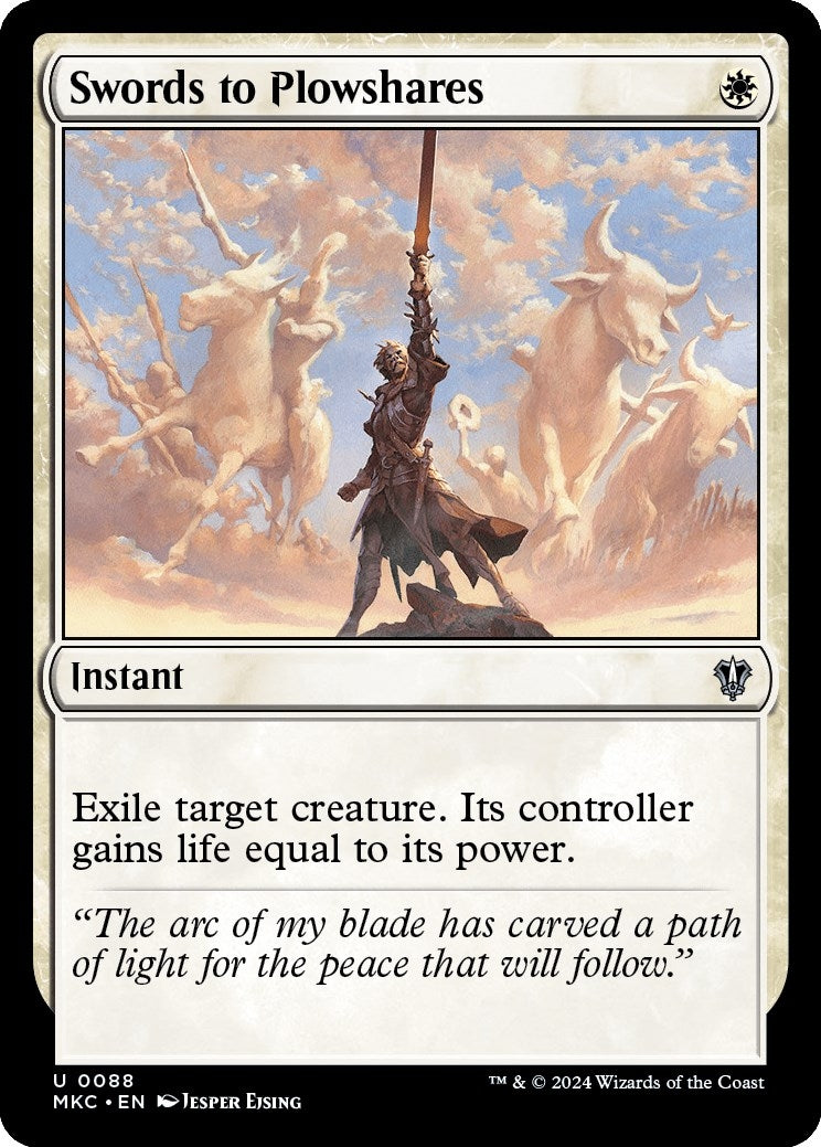 Image for Swords to Plowshares (88) - Magic: The Gathering