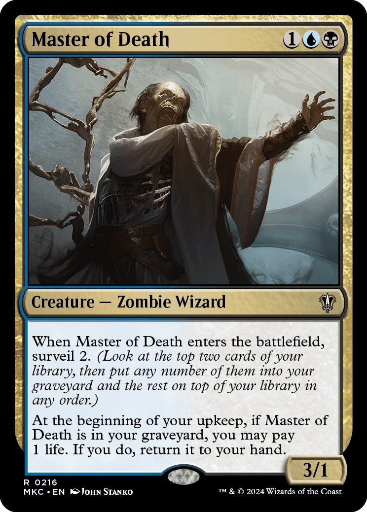 Image for Master of Death (216) - Magic: The Gathering